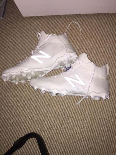 All White New Balance Freeze lx Cleats