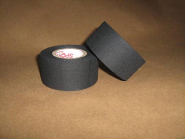 2 Rolls of Sports Tape Black Cloth Hockey Stick Tape 1.5" Pro Quality 1.5" X13m