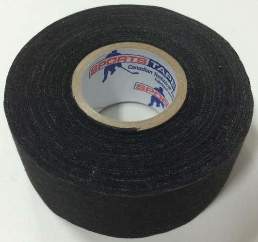 SportsTape Wide Black Cloth Hockey Stick Tape 1.5" Pro Quality 1.5"x82'