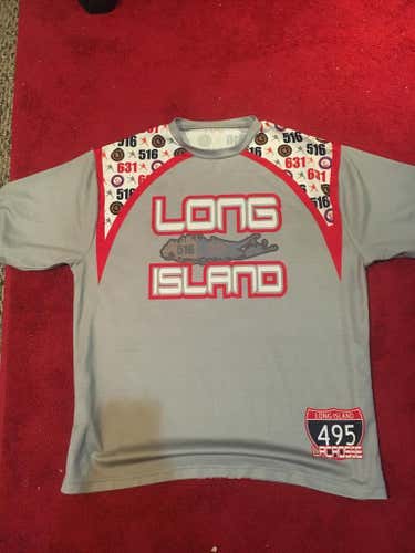 Large Long Island Suffolk vs Nassau shooting shirt