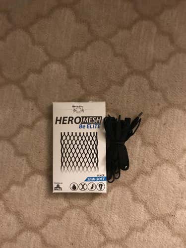 Black Hero Mesh With Black Strings