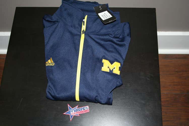 Brand New University of Michigan Full Zip Track Jacket (L)