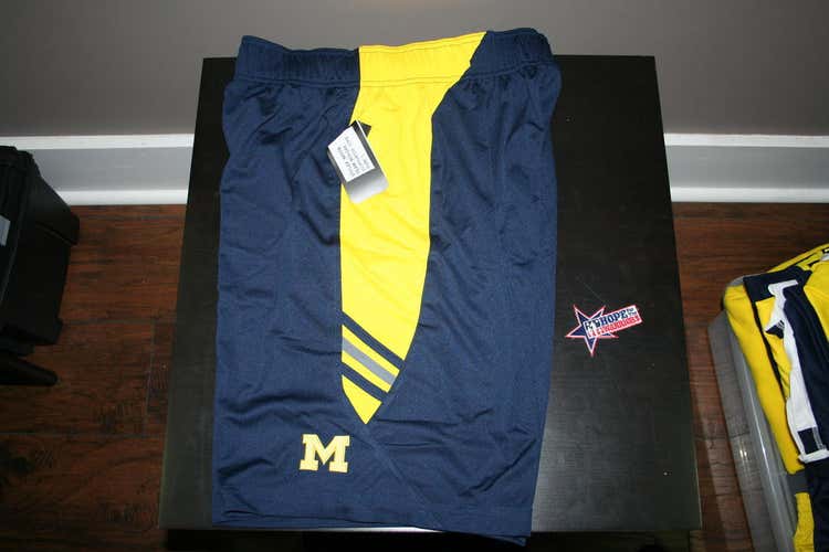 Brand New University of Michigan Practice Shorts (L)