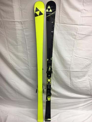 New 180 Fischer RC4 WC RC PRO RACEBOOSTER with 18.5R with z17 tyrollia bindings.