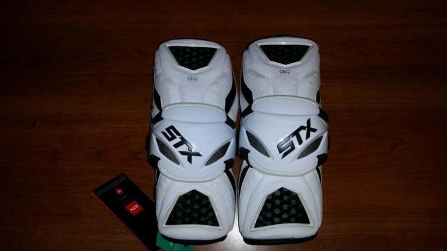 Brand New White STX Cell 3 Arm Guards