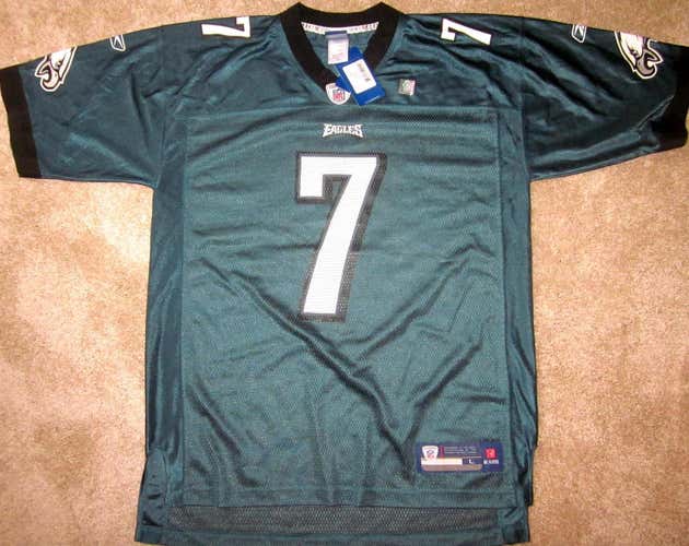PHILADELPHIA EAGLES NFL FOOTBALL JERSEY MICHAEL VICK #7 REEBOK NEW W/TAGS! LARGE