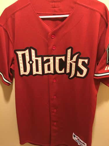 NEW Arizona Diamondbacks Authentic Majestic Jersey Large