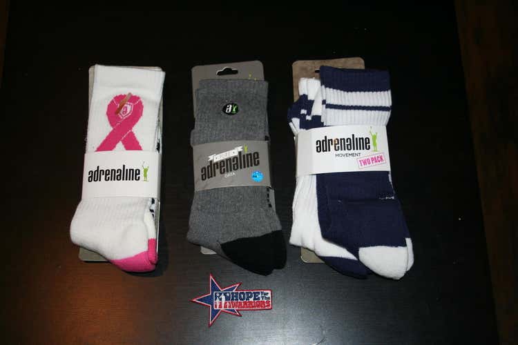 Brand New Adrenaline Sock Package