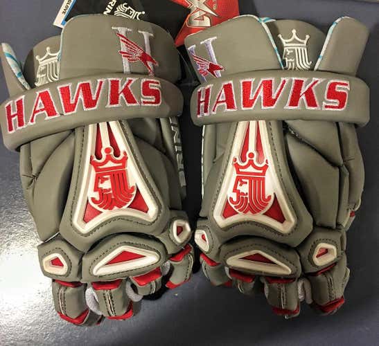 Brine King 5 Custom Lacrosse Gloves Size 12 NEW