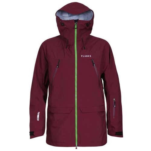 Planks Yeti Hunter 3 Layer Jacket - Wino