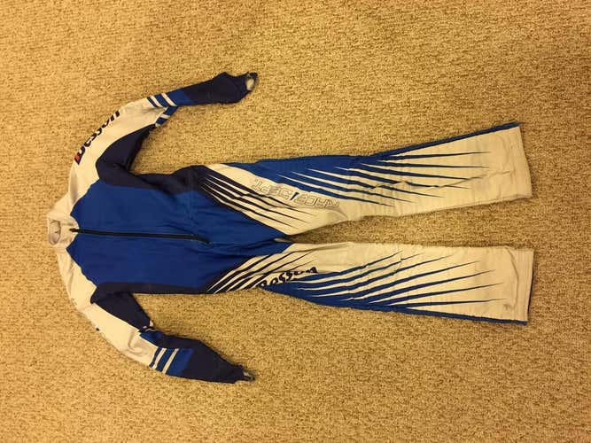 Blue Men's Besson GS race suit - Size Medium