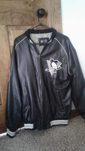 Pittsburgh Penguins G- III Faux Leather Jacket