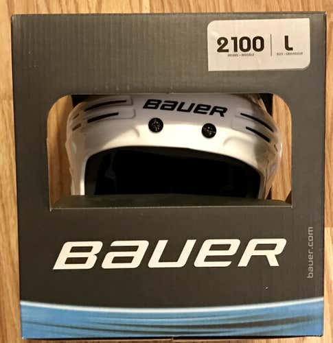 Bauer 2100 Hockey Helmet - Adult Large White