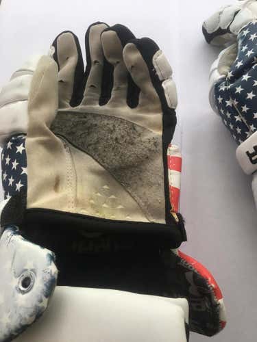 Under armor American flag lacrosse gloves