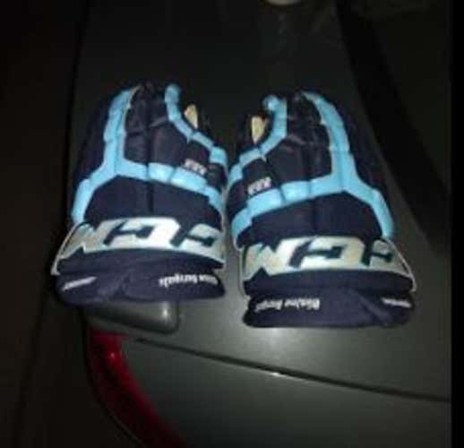CCM Gloves Maine colors light blue / dark blue