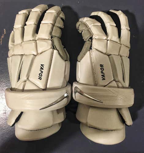 NEW Nike Vapor Lacrosse Gloves Size 13 White
