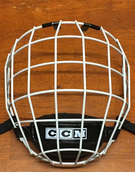 New CCM FM480 White Cage Sr. Large