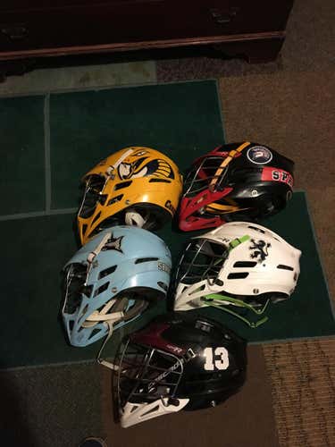 5 helmets