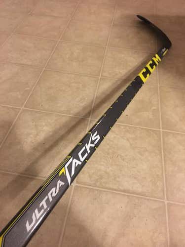 Brand New Right Handed CCM UltraTacks - P90 Curve - 85 Flex - Senior Height plus 3" built in exte...