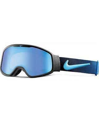 Nike Snowboard Ski Goggles Mazot Matte Black/Tide Pool Blue /Brigade Blue