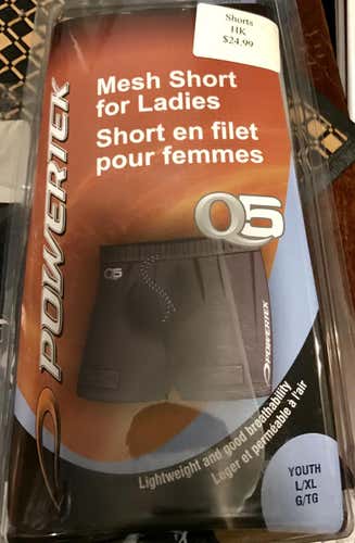 Powertek Jock Short Loose-Fit Girls-Youth L/XL