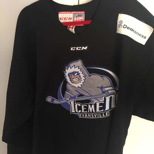 Pro Stock CCM ECHL Practice Jersey Evansville Icemen