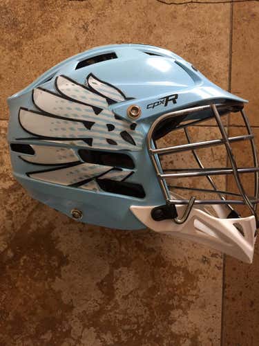 CPX-R  Carolina Blue & White with chromanium mask