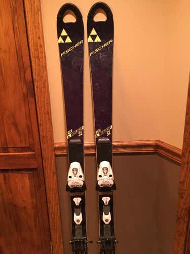 2016 158 Women's FIS SL Skis with Head Bindings