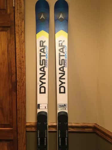 2 Pairs of 2014 Dynastar 183 30 meter Women's GS Skis