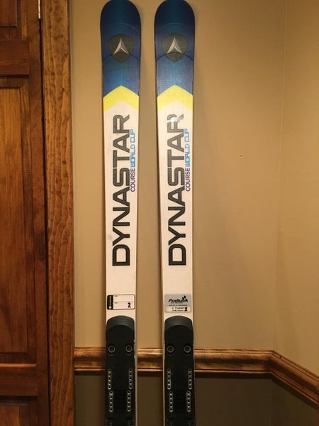 2 Pairs of 2014 Dynastar 183 30 meter Women's GS Skis