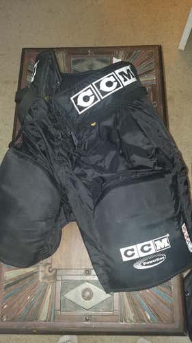 Black CCM Hockey Pants (Med)