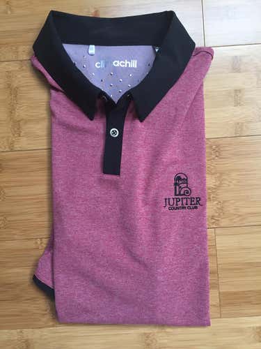 New Men's Adidas Climachill Golf Shirt Size L
