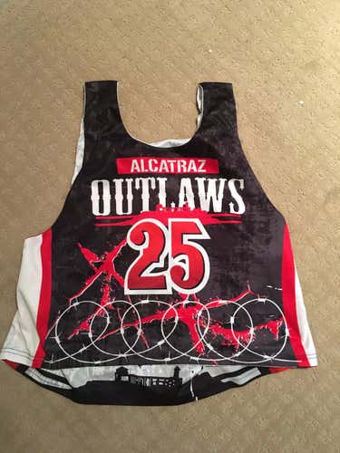 Alcatraz Outlaws Custom Lacrosse Pennie