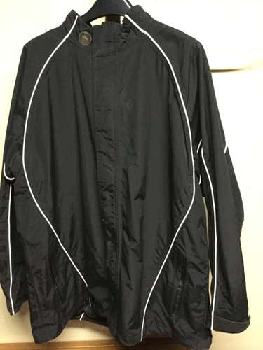 Warrior Shield outerwear jacket. Black Size XL. Waterproof, mesh liner, and media pockets