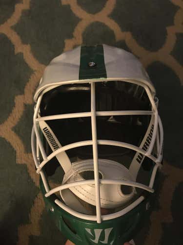 Warrior Evo Helmet - Custom White/Green Fade