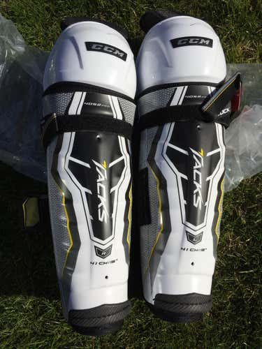 16IN CCM Tack Shin Guards (Brand New)