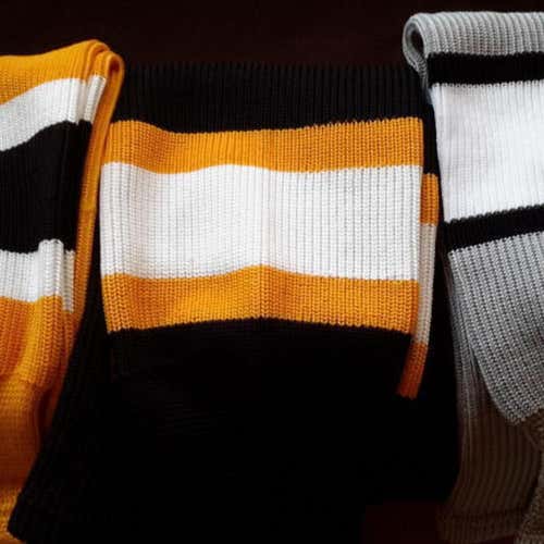 Black and Gold Hockey Socks Senior