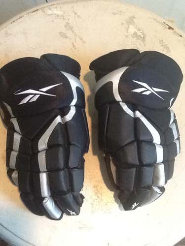 Reebok NHL Series Silver/ Black Kineticfit Gloves 14"