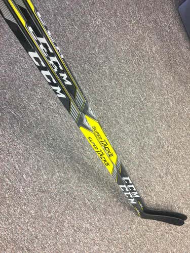 2 Brand New CCM Super Tacks Grip. Pro Stock 85 flex      Curve: Crosby/Backstrom Left Handed 60" ...