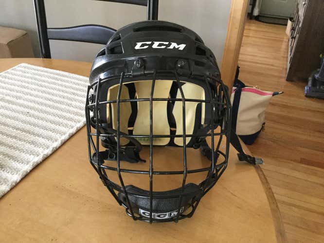 CCM Pro Stock Senior Hockey Helmet (with cage)