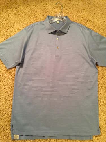 PETER MILLAR ‘Wheeler’ Striped Golf Polo, Size: Medium  ++ BRAND NEW – NEVER WORN ++