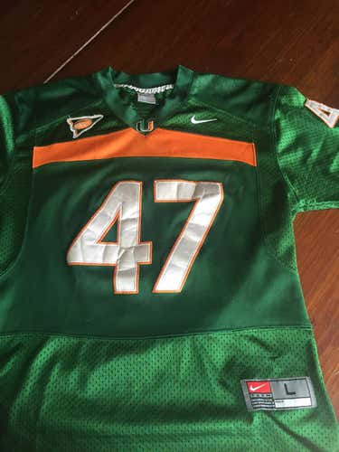 Miami U Michael Irvin jersey