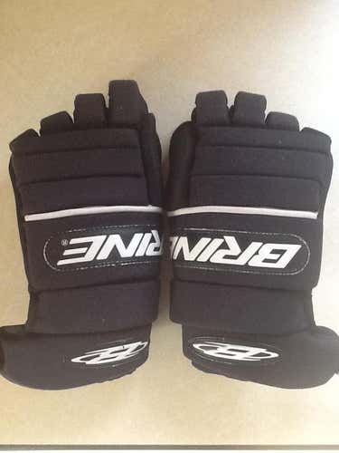 Brine Black lacrosse gloves size 14"