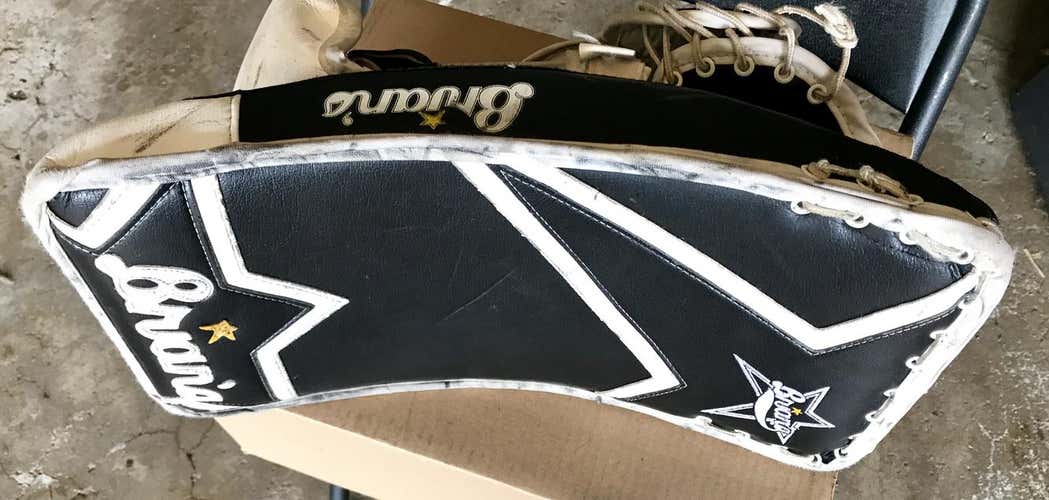 Brian's Rage Hockey Goalie Blocker - Sr. Black/White