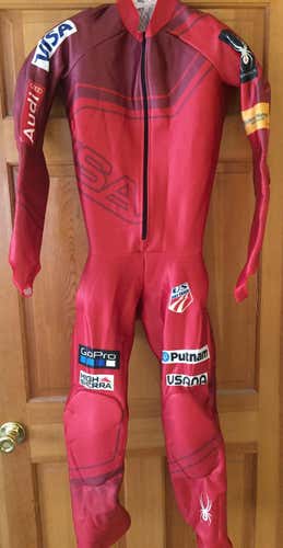 BRAND NEW 2017 LARGE US SKI TEAM PADDED RACE SUIT