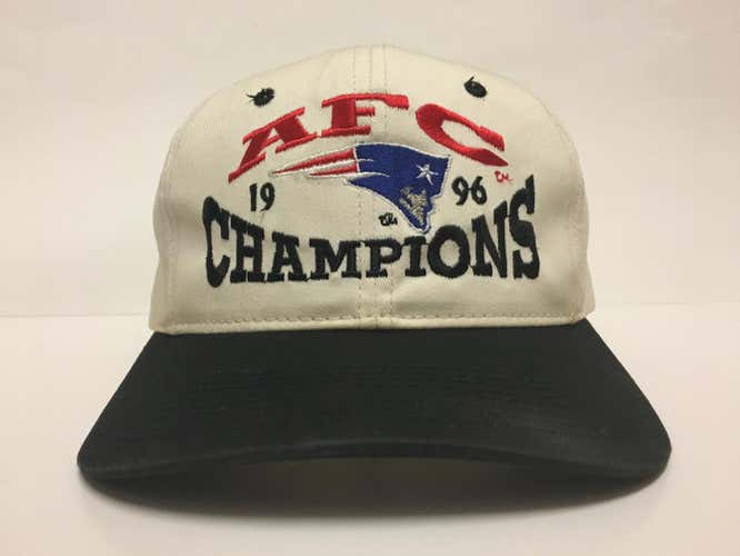 Vintage 1996 NE PATRIOTS AFC Champs Snapback Hat