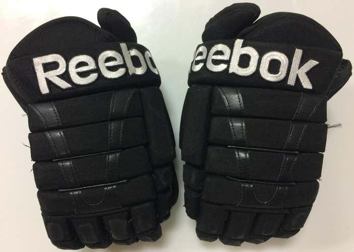 Reebok HG95 4 Roll 14" Pro Stock Hockey Gloves Black Stars 2895