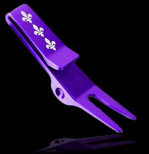 SCOTTY CAMERON ‘Fleur De Lis -- Mardi Gras’ Clip Divot Tool  ++ BRAND NEW – NEVER USED ++