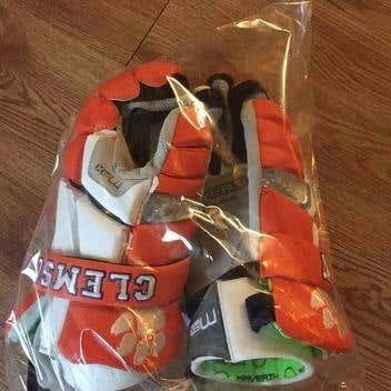 Clemson Mens Lacrosse 2017 Maverik Max Large Gloves