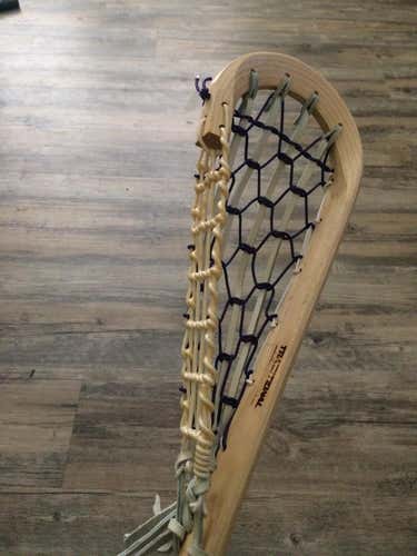 Traditional lacrosse stick. Iroquois made. never used